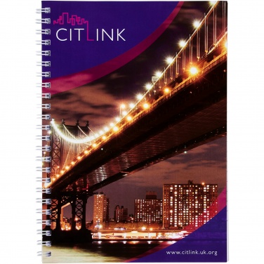 Logo trade promotional products picture of: Desk-Mate® A5 spiral notebook